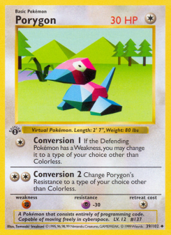 Porygon BASE1 39