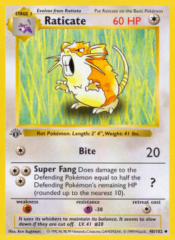 Raticate BASE1 40