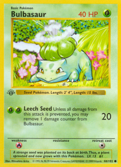 Bulbasaur BASE1 44