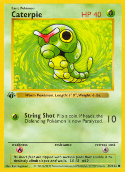 Caterpie BASE1 45