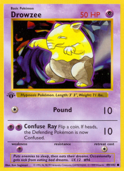 Drowzee BASE1 49