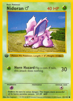 Nidoran♂ BASE1 55