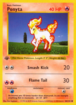 Ponyta BASE1 60