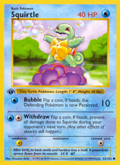 Squirtle BASE1 63