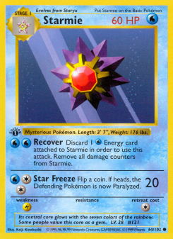 Starmie BASE1 64
