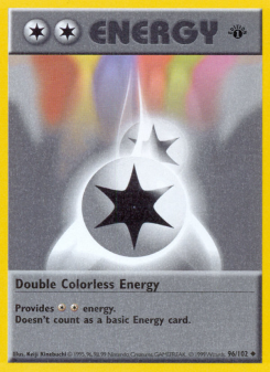 Double Colorless Energy BASE1 96