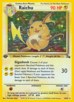 Raichu BASE3 14