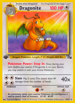 Dragonite BASE3 19