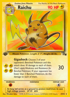 Raichu BASE3 29