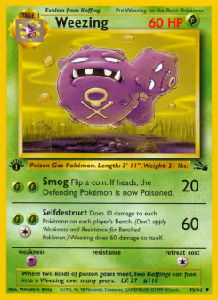 Weezing BASE3 45