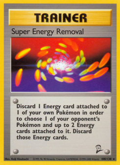 Super Energy Removal BASE4 108