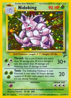 Nidoking BASE4 11