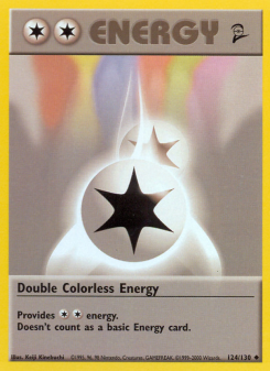 Double Colorless Energy BASE4 124