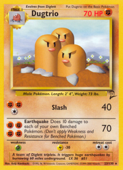 Dugtrio BASE4 23