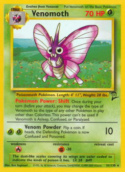 Venomoth BASE4 31