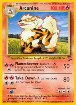 Arcanine BASE4 33