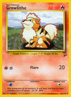 Growlithe BASE4 42