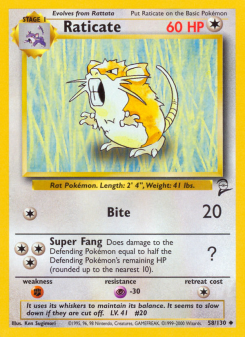 Raticate BASE4 58