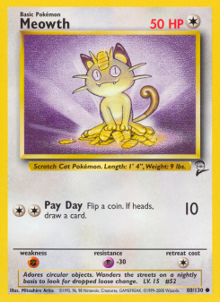 Meowth BASE4 80