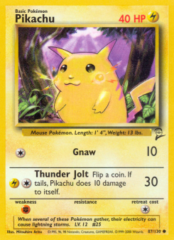Pikachu BASE4 87