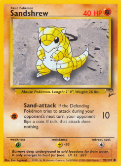 Sandshrew BASE4 91