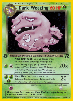 Dark Weezing BASE5 14