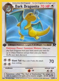 Dark Dragonite BASE5 22