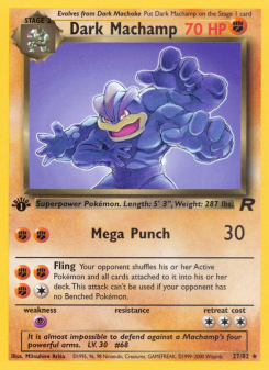 Dark Machamp BASE5 27