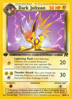 Dark Jolteon BASE5 38