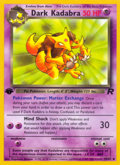 Dark Kadabra BASE5 39