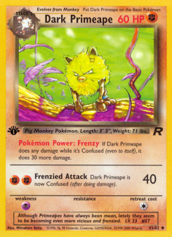 Dark Primeape BASE5 43