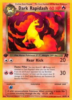 Dark Rapidash BASE5 44