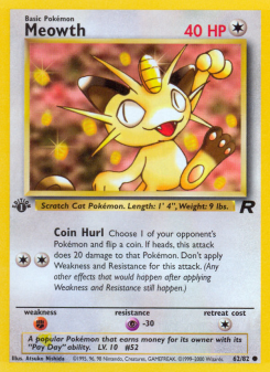 Meowth BASE5 62