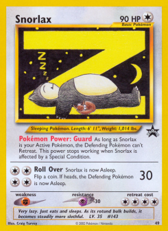 Snorlax BASEP 49