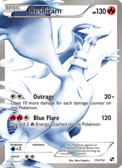 Reshiram #113 — Nero e Bianco