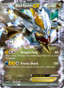 Black Kyurem-EX LTR 100