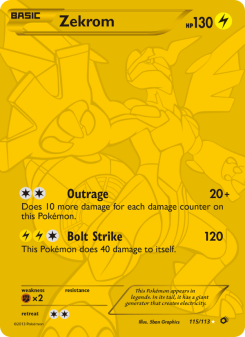 Zekrom #115 — Legendary Treasures