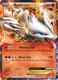 Reshiram-EX NXD 22