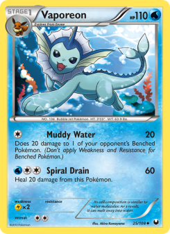 Vaporeon DEX 25