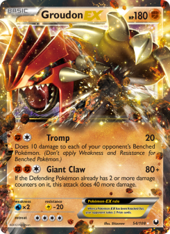 Groudon-EX DEX 54