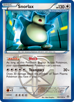 Snorlax PLS 101
