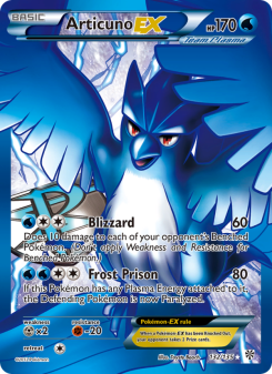 Articuno-EX #132 — Uragano Plasma