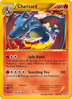 Charizard #136 — Uragano Plasma