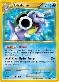 Blastoise #137 — Uragano Plasma