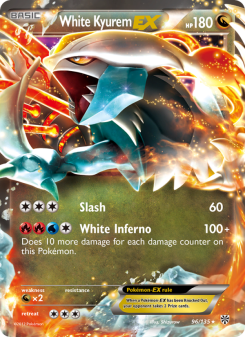 White Kyurem-EX PLS 96
