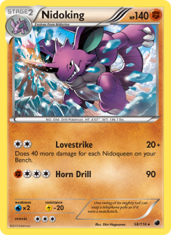 Nidoking PLF 58