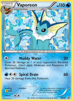 Vaporeon BWP BW89
