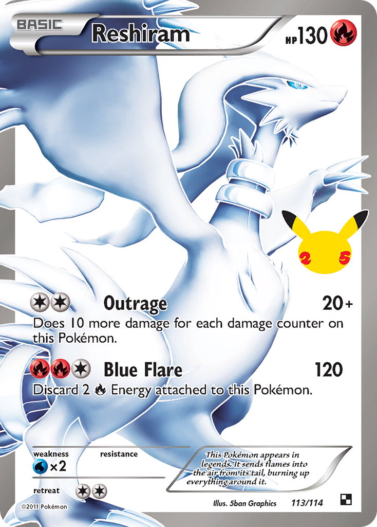 Reshiram CEL25 113A