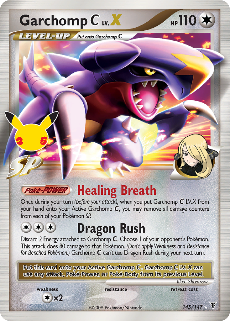 Garchomp C LV.X CEL25 145A