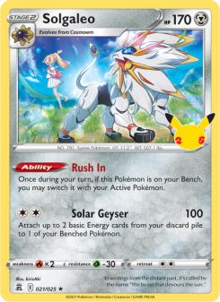 Solgaleo CEL25 21